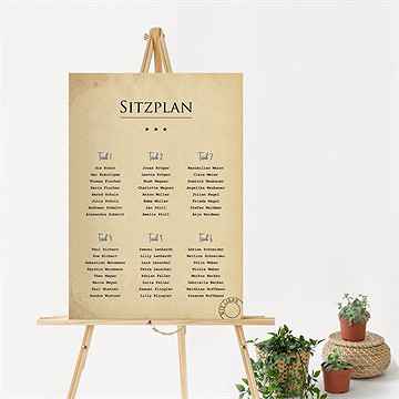 Sitzplan Hochzeit Hochzeitstelegramm - vue 2