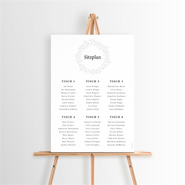 Sitzplan Hochzeit herrlich