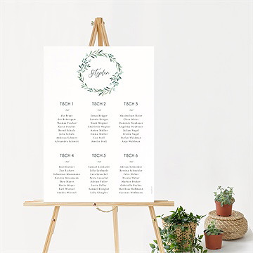 Sitzplan Hochzeit Liebessamen - vue 2