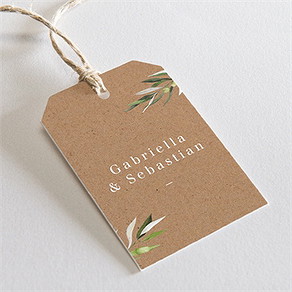 Geschenkanhänger Hochzeit provence