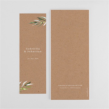 Dankeskarte Hochzeit provence - fotostreifen - vue 4