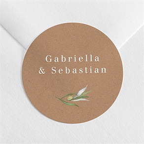 Aufkleber Hochzeit provence