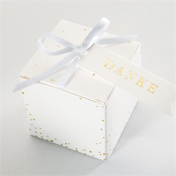 Geschenkbox Konfirmation Blanco -Geschenkbox Gold - vue 4