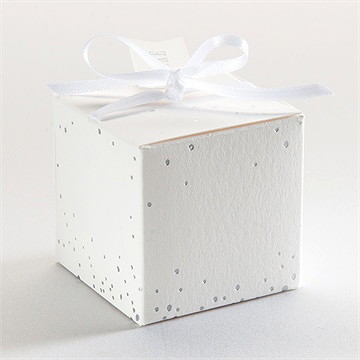 Geschenkbox Konfirmation Blanco -Geschenkbox Silber - Vue 3