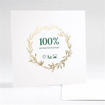 Einladung Konfirmation Blanco - 13,5X13,5Cm (N351565)