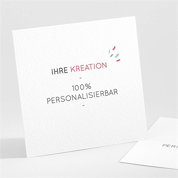 Dankeskarte Konfirmation blanco - 9,5x9,5cm (n301590)