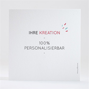 Dankeskarte Konfirmation blanco - 13,5x13,5cm (n351568) - vue 2