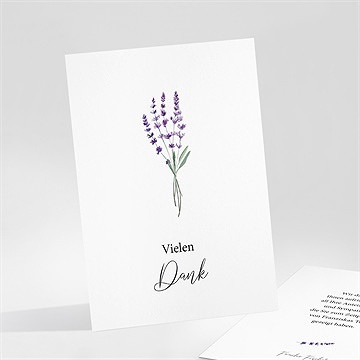 Trauerdanksagung Lavendelzweig