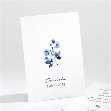 Trauerkarte vergiss mein nicht