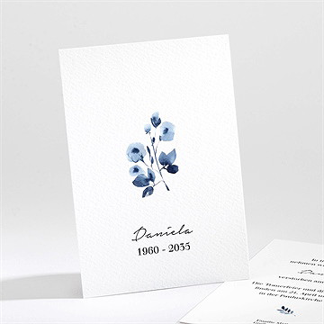 Trauerkarte vergiss mein nicht