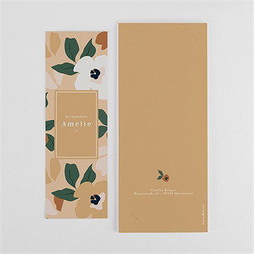 Geburtskarte vintageblumen - fotostreifen - vue 3