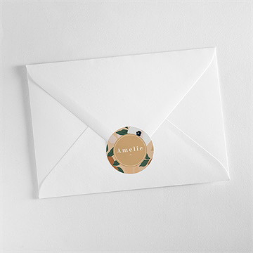 Sticker Geburt vintageblumen - vue 3