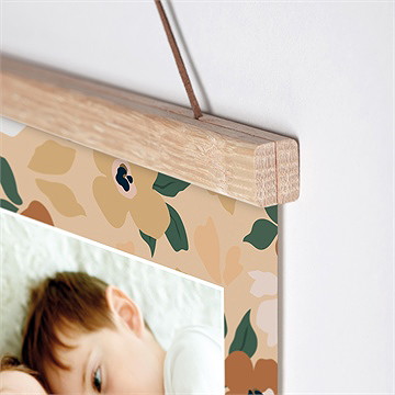 Geburtsposter Vintageblumen - vue 3