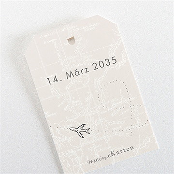 Geschenkanhänger Taufe reisepass zur taufe - vue 3