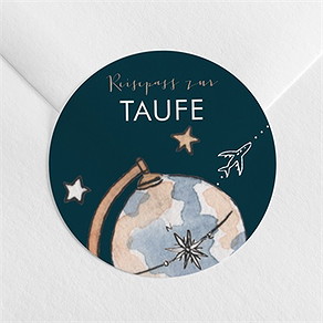 Aufkleber Taufe reisepass zur taufe