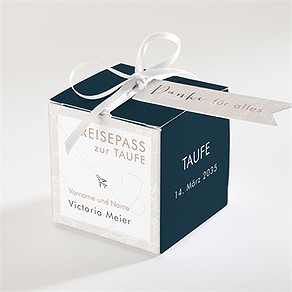Geschenkbox Taufe reisepass zur taufe