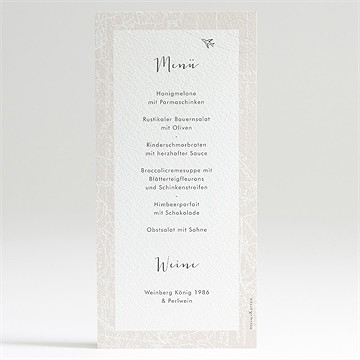 Menükarte Taufe reisepass zur taufe - vue 2