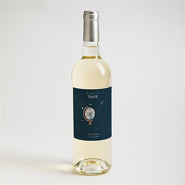 Flaschenetikett Taufe reisepass zur taufe - vue 2