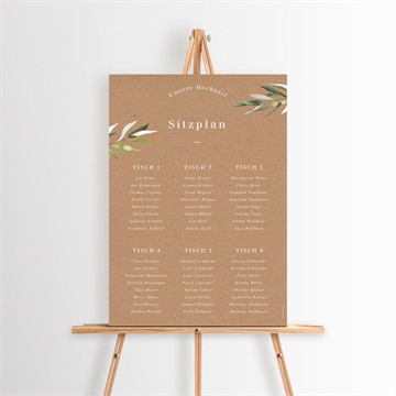 Sitzplan Hochzeit Provence