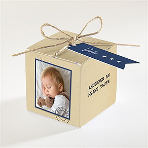 Geschenkbox Taufe telegramm zur taufe