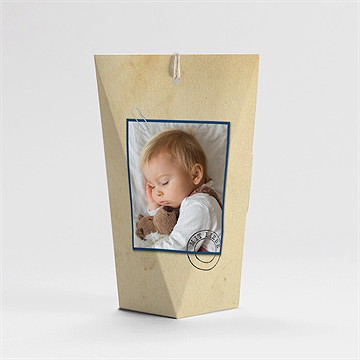 Geschenkbox Taufe telegramm zur taufe -schachtel - vue 4