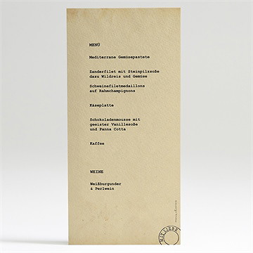 Menükarte Taufe telegramm zur taufe - vue 2