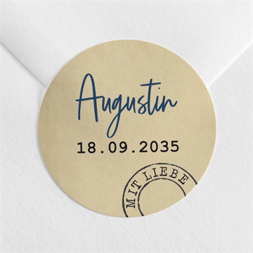 Aufkleber Taufe telegramm zur taufe