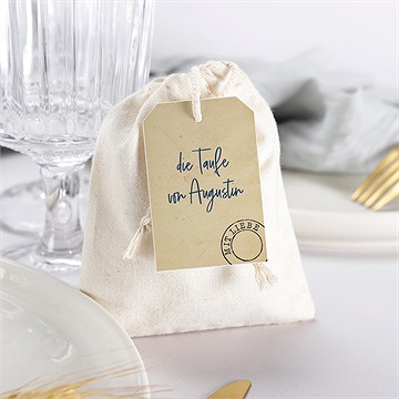 Geschenkbeutel Taufe Telegramm Zur Taufe - vue 3