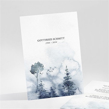 Trauerkarte lichtnebel