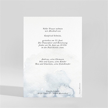 Trauerkarte lichtnebel - vue 2
