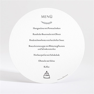 Menükarte Hochzeit perfekt geplant - rund - vue 2