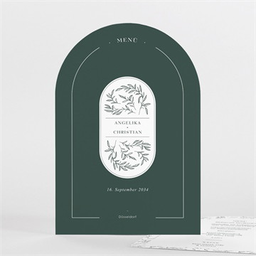 Menükarte Hochzeit Du und ich