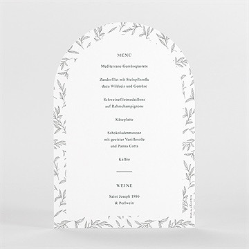 Menükarte Hochzeit du und ich - vue 2