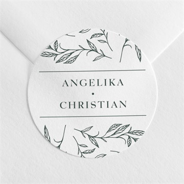 Aufkleber Hochzeit Du und ich