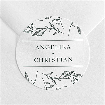 Aufkleber Hochzeit du und ich