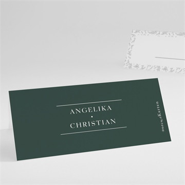 Tischkarte Hochzeit Du und ich