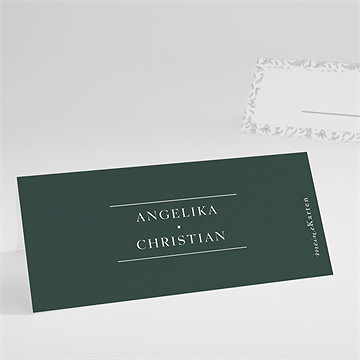 Tischkarte Hochzeit du und ich