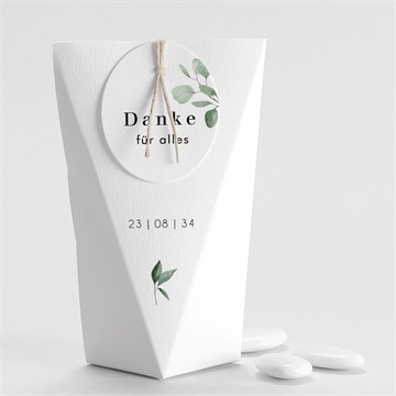 Geschenkbox Hochzeit blumenverzier - schachtel