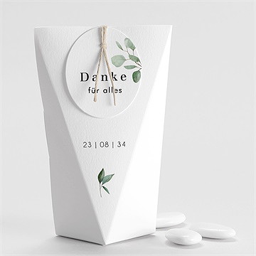 Geschenkbox Hochzeit blumenverzier - schachtel