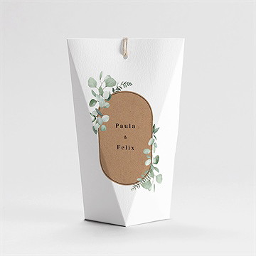 Geschenkbox Hochzeit blumenverzier - schachtel - vue 4