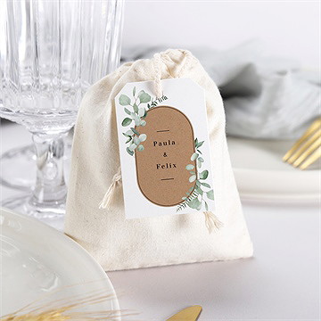 Geschenkbeutel Hochzeit blumenverziert - vue 3
