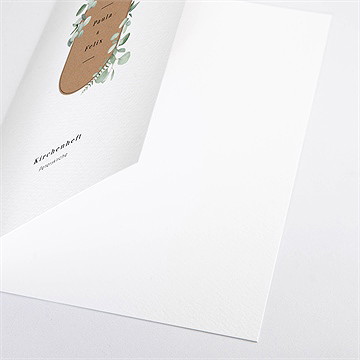 Kirchenheft Hochzeit blumenverziert - vue 2