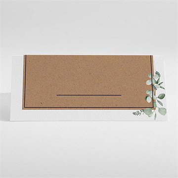 Tischkarte Hochzeit blumenverziert - vue 2