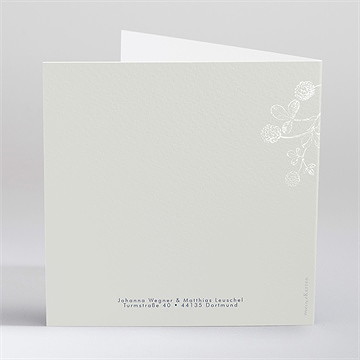 Hochzeitseinladung blühender zweig - prägung - vue 4