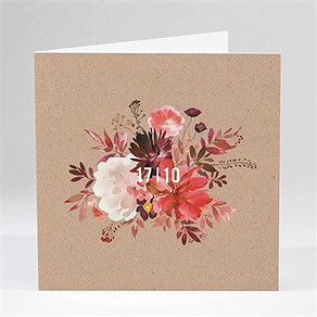 Hochzeitseinladung floral