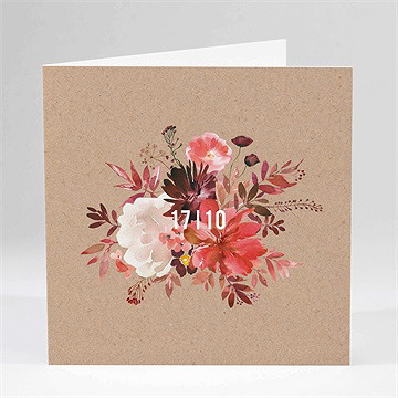 Hochzeitseinladung floral