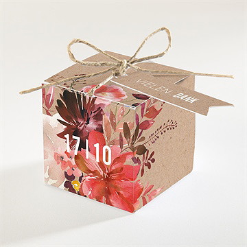 Geschenkbox Hochzeit floral