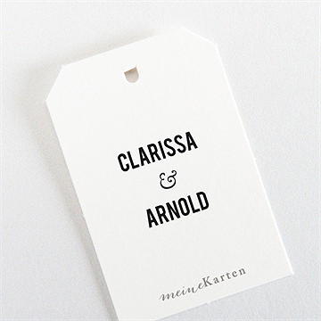 Geschenkanhänger Hochzeit floral - vue 3