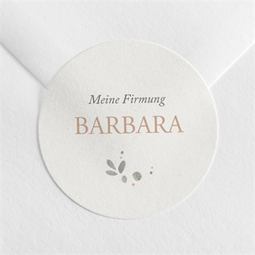 Aufkleber Firmung Schöne frau