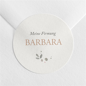 Aufkleber Firmung Schöne Frau